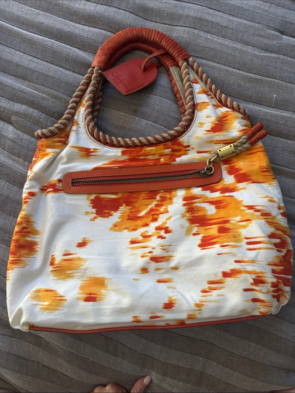 Cole Haan vibrant orange